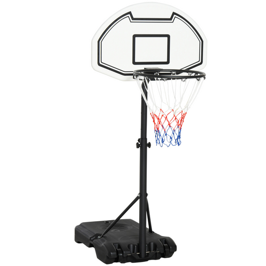 Basketball Stand and 94-123cm Height Adjustable Hoo For Pool Side HOMCOM