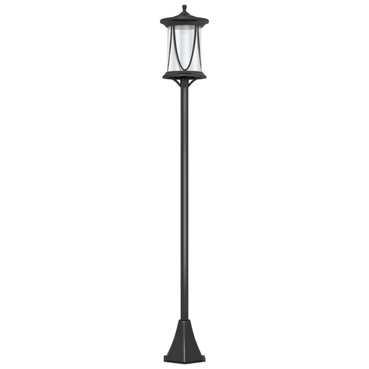 Outsunny 1.3 M LED Outdoor Street Light, Waterproof IP44, Cool White