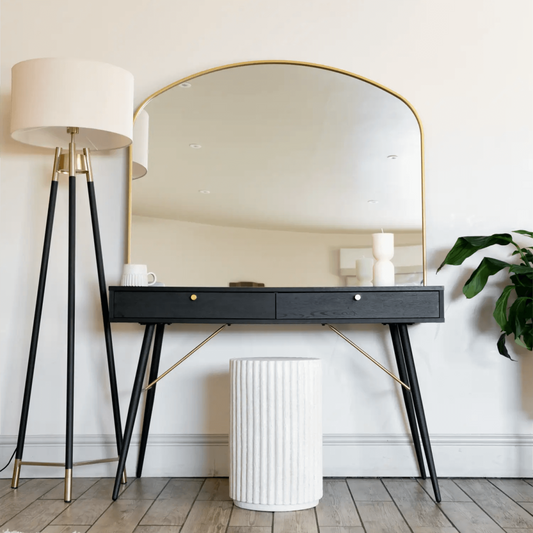 Yōko- Gold Metal Gentle Arch Mirror - 95cm x 120cm
