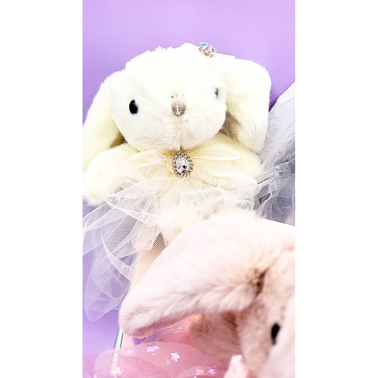 Softie Squad Bunny Rabbit Bag Charm Key Ring