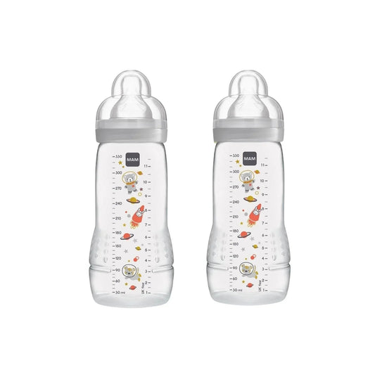 MAM Easy Active Bottle 330ml Unisex Pack of 2 Assorted | Luxury Home Accessories | Heulog Glow