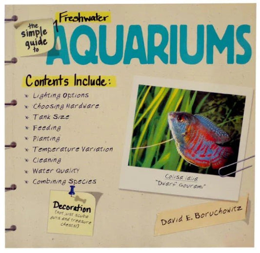 Manuals/encyclopedias Simple Fresh Water Aquarium | Luxury Home Accessories | Heulog Glow