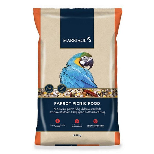 Marriages Parrot Picnic Food 12.55Kg | Luxury Home Accessories | Heulog Glow