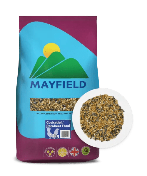 Mayfield Cockatiel/Parakeet 15kg | Luxury Home Accessories | Heulog Glow