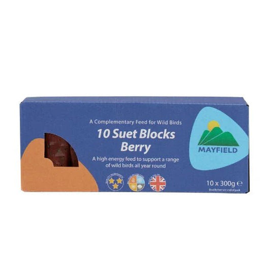 Mayfield Suet Blocks Mealworm 10 Pack | Luxury Home Accessories | Heulog Glow
