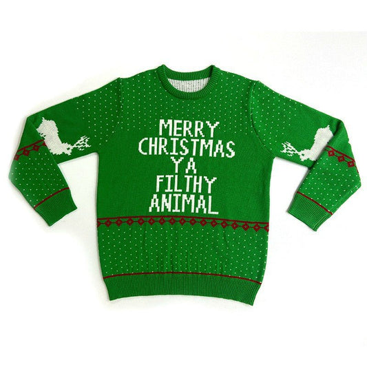 Men's Fashion Loose Jacquard Christmas Sweater | Luxury Home Accessories | Heulog Glow