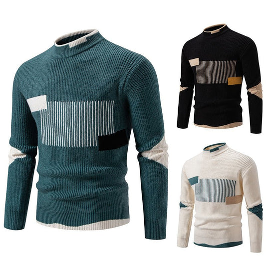 Men's Fashion Trend Multicolor Woven Cotton Velvet Sweater | Luxury Home Accessories | Heulog Glow
