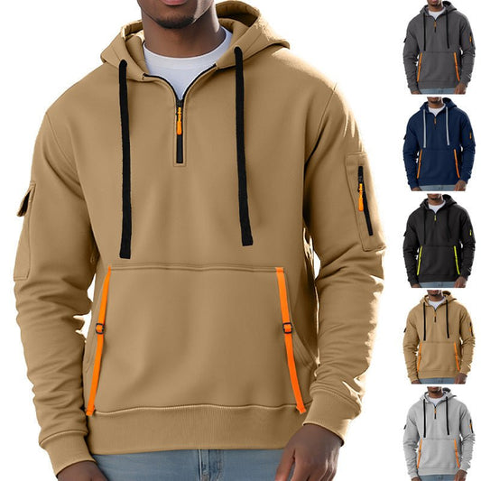 Men's Fleece-lined Casual Sweatshirt Fashion Hoodie | Luxury Home Accessories | Heulog Glow