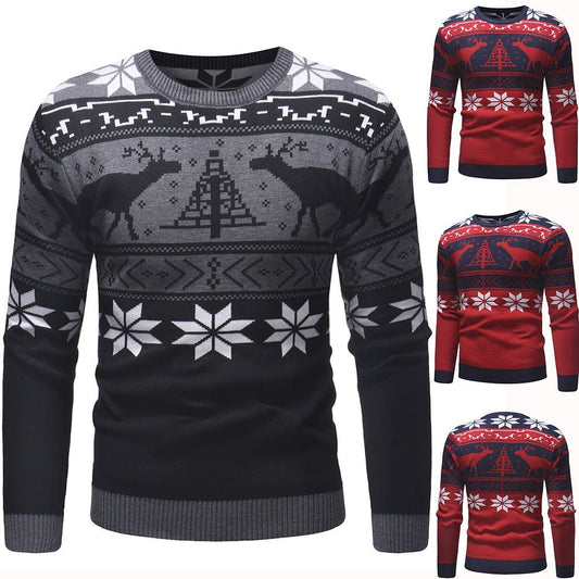 Men's Long Sleeve Fawn Polygon Sweater | Luxury Home Accessories | Heulog Glow