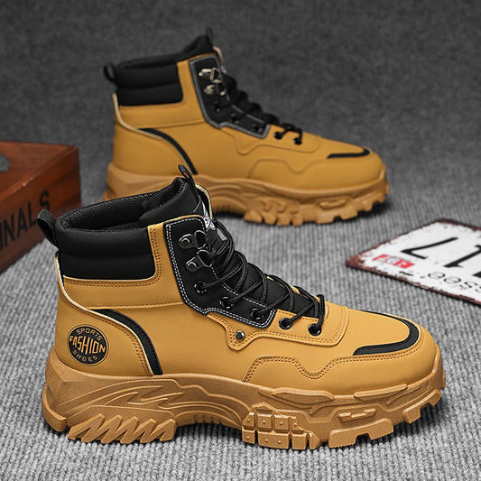 Men's Martin Boots Breathable High-top Work Shoes | Luxury Home Accessories | Heulog Glow
