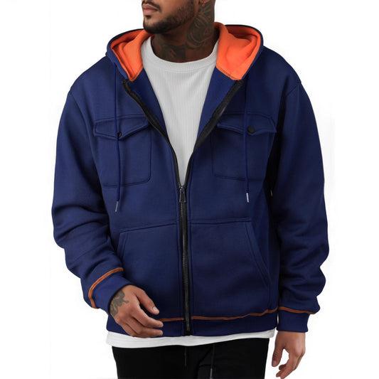 Men's Plus Size Casual Zipper Sweater | Luxury Home Accessories | Heulog Glow