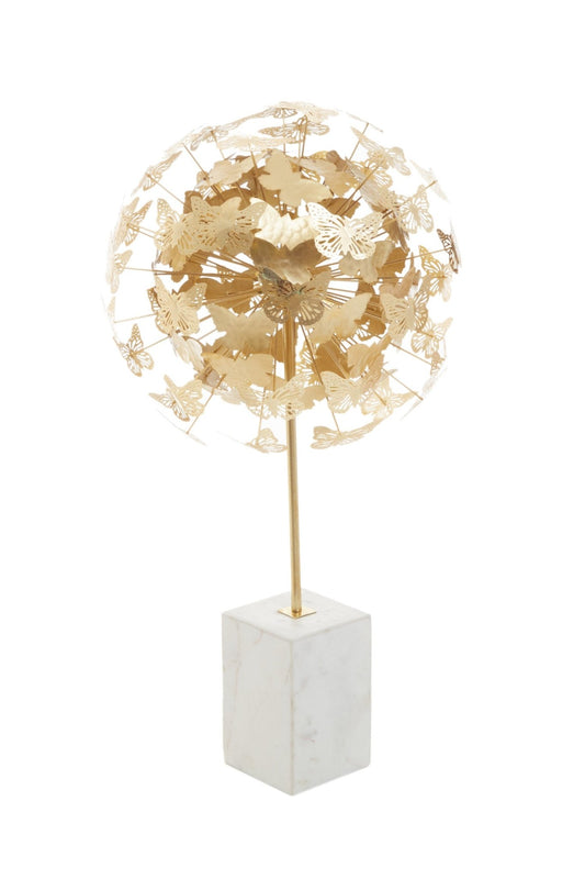 Mirano Gold Finish Butterfly Sculpture | Luxury Home Accessories | Heulog Glow