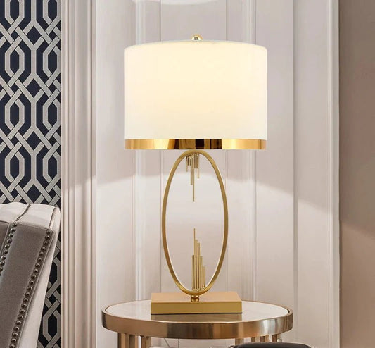 Modern Metal Pipe Shape Table Lamps | Luxury Home Accessories | Heulog Glow