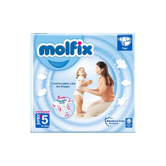 Molfix Junior Plus Size 5+ Nappy Pants - 44 nappies | Luxury Home Accessories | Heulog Glow