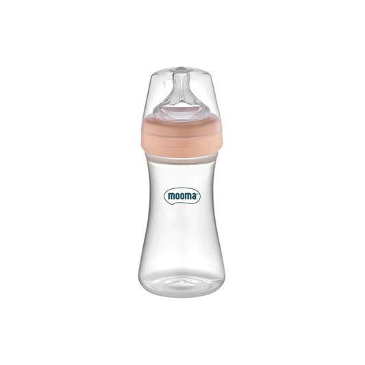 Mooma Kindy Bottle Fast Flow 18+ months 250ml - Old Rose | Luxury Home Accessories | Heulog Glow