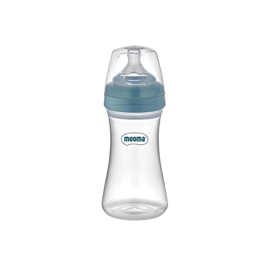 Mooma Kindy Bottle Medium Flow 6-18 months 250ml - Ball Blue | Luxury Home Accessories | Heulog Glow