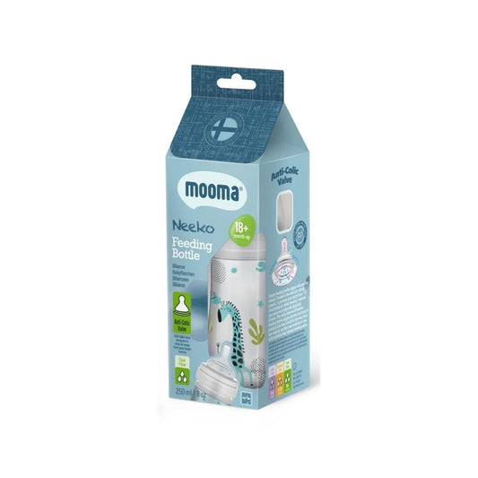 Mooma Neeko Bottle Fast Flow 18+ months 250ml - Animals | Luxury Home Accessories | Heulog Glow