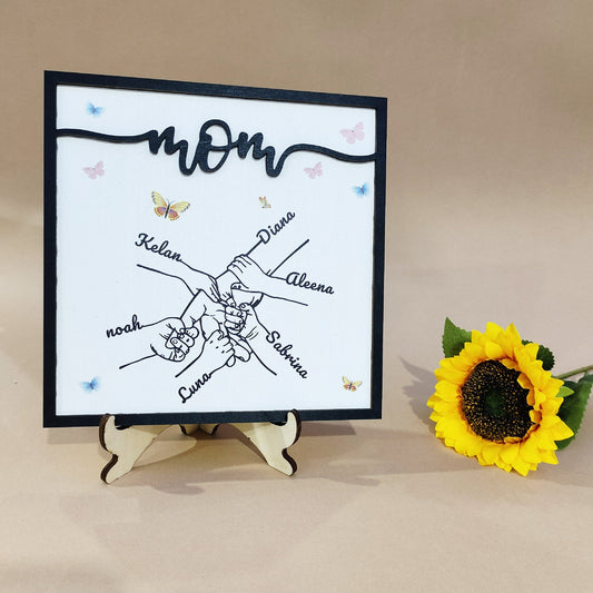 Mother's Day Souvenir Gift Wooden Frame Ornament | Luxury Home Accessories | Heulog Glow