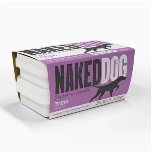 Naked Dog Original 85/15 Tripe 1kg | Luxury Home Accessories | Heulog Glow
