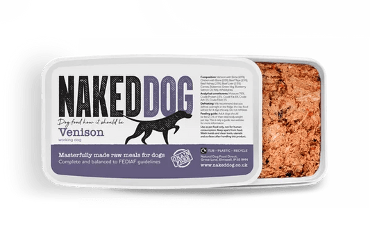 NAKED DOG Original Venison 2x500g | Luxury Home Accessories | Heulog Glow