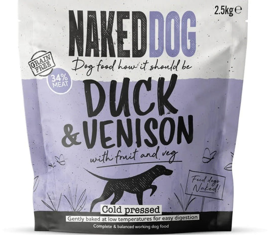 Naked Dog Premium Cold Pressed Duck and Venison | Luxury Home Accessories | Heulog Glow