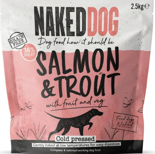 Naked Dog Premium Cold Pressed Salmon & Trout | Luxury Home Accessories | Heulog Glow