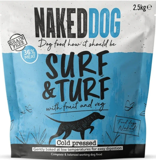 Naked Dog Premium Cold Pressed Surf & Turf | Luxury Home Accessories | Heulog Glow