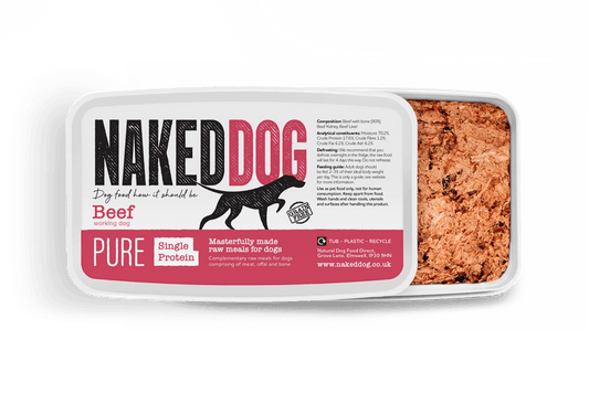 NAKED DOG PURE Beef 2 x 500g | Luxury Home Accessories | Heulog Glow