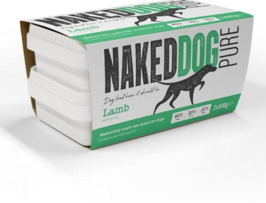 Naked Dog Pure Lamb 2 x 500g | Luxury Home Accessories | Heulog Glow