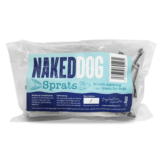 Naked Dog Raw Treat Sprats | Luxury Home Accessories | Heulog Glow