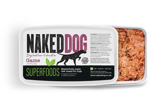 Naked Dog Superfood Game 2 x 500g | Luxury Home Accessories | Heulog Glow
