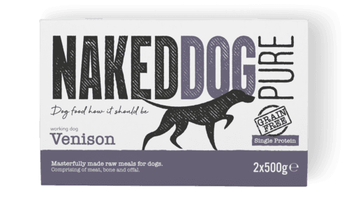 Naked Dog Venison PURE 2x500g | Luxury Home Accessories | Heulog Glow