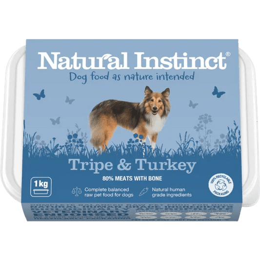 Natural Instinct Natural Tripe & Turkey 1kg | Luxury Home Accessories | Heulog Glow