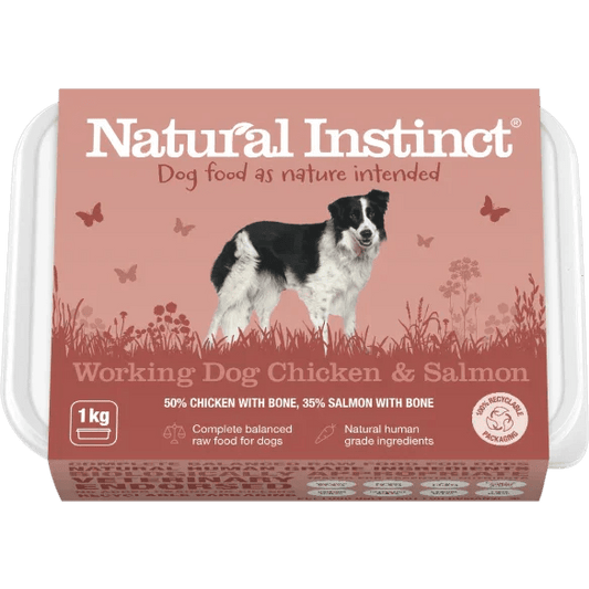 Natural Instinct Working Dog Chicken & Salmon 1kg | Luxury Home Accessories | Heulog Glow