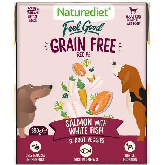 Naturediet Feel Good Grain Free Salmon 390g | Luxury Home Accessories | Heulog Glow