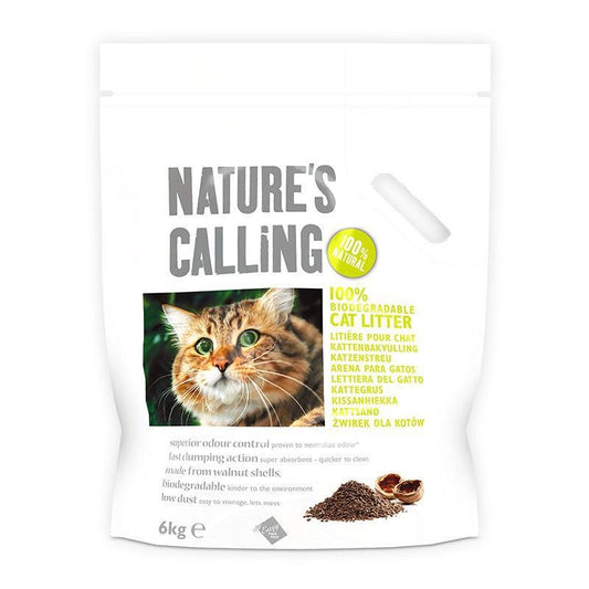 Natures Calling Natural Cat Litter 2x6kg | Luxury Home Accessories | Heulog Glow