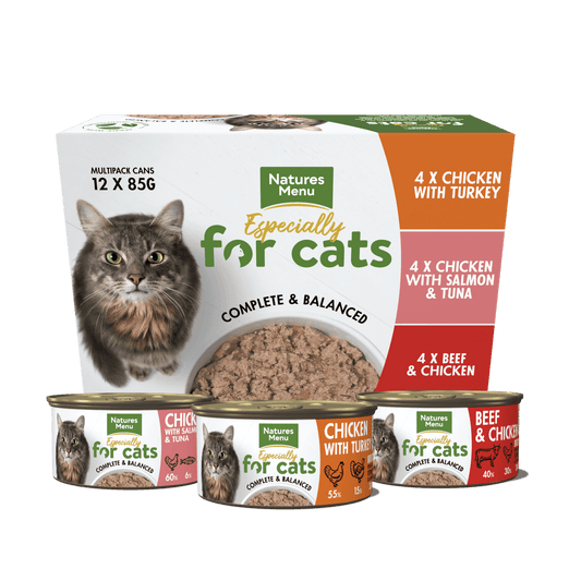 Natures Menu Cat Multipack Tins 4x12x85g | Luxury Home Accessories | Heulog Glow