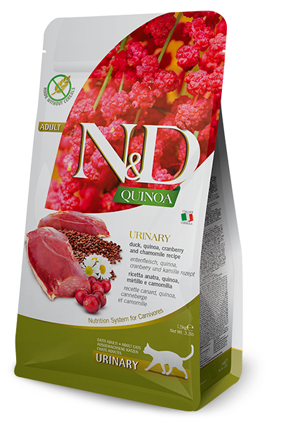 N&D Quinoa Cat Urinary. Duck & Cranberry Adult 1.5 Kg | Luxury Home Accessories | Heulog Glow