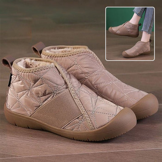 New Flat Snow Boots Winter Warm Non-slip Cotton Shoes Fashion Casual Waterproof Plush Ankle Boots | Luxury Home Accessories | Heulog Glow