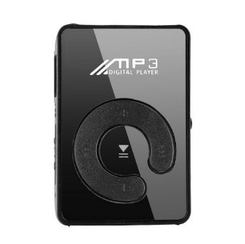 New Mini Fashion SD TF Mirror Portable MP3 Player Clip Media Player Sport Button Mp3 Music Player Walkman Lettore Black | Luxury Home Accessories | Heulog Glow