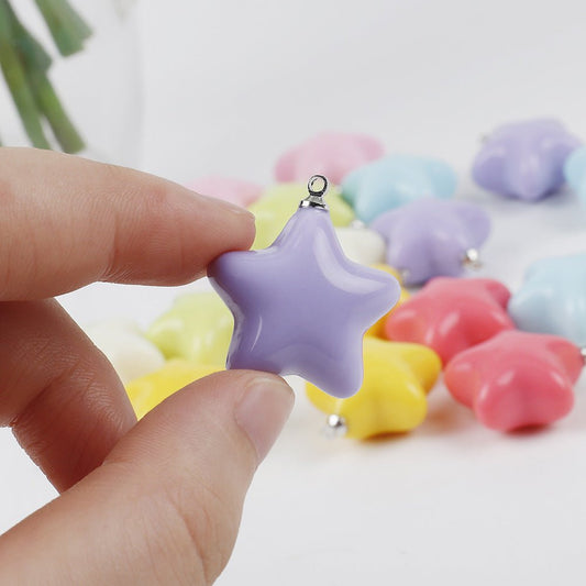 New Pendant Cream Epoxy Beads Keychain Accessories | Luxury Home Accessories | Heulog Glow
