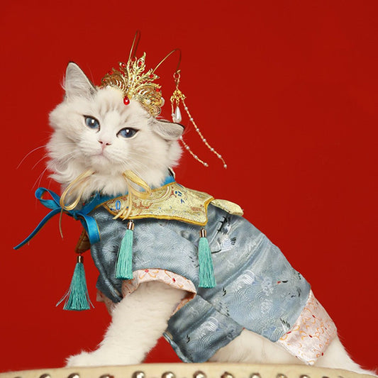 New Pet Hanfu Clothes Dress Gift Box | Luxury Home Accessories | Heulog Glow