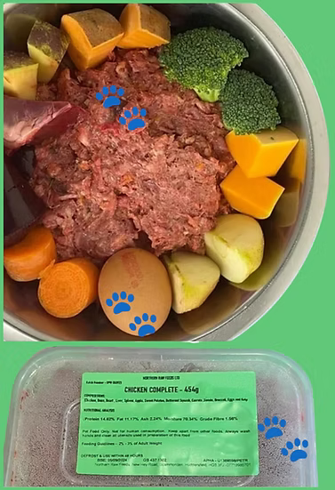 Northern Raw Feeds - Chicken Complete - 454g | Luxury Home Accessories | Heulog Glow