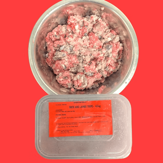 Northern Raw Feeds - Duck & Lamb Tripe - 454g | Luxury Home Accessories | Heulog Glow