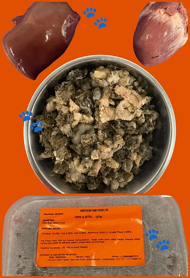 Northern Raw Feeds - Tripe & Offal - 454g | Luxury Home Accessories | Heulog Glow