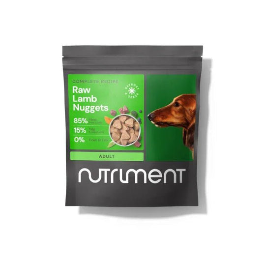 Nutriment Raw Lamb Nuggets 1kg | Luxury Home Accessories | Heulog Glow