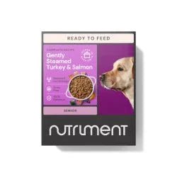 Nutriment Senior Dog Gently Steamed Turkey & Salmon, 395g | Luxury Home Accessories | Heulog Glow