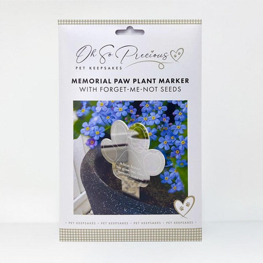 Oh So Precious Memorial Plant Marker With Seeds | Luxury Home Accessories | Heulog Glow
