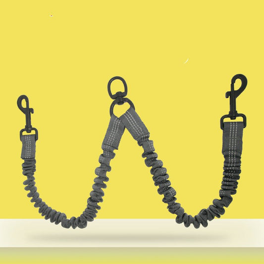 One To Two Double Ends Pet Leash | Luxury Home Accessories | Heulog Glow