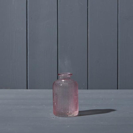 Lavender Dimpled Glass Bottle D6.3 x H10cm Weight-180g
